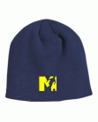 Malden YS Navy Knit Beanie Cap