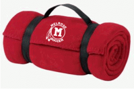 Melrose HS Soccer Fleece Blanket w/Strap