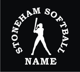Stoneham Softball Vinyl Window Decal