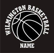 Wilmington Basketball Window Decal